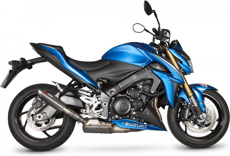 Scorpion / スコーピオンエキゾースト RP1-GP スリップオン カーボンファイバースリーブ eマーク Suzuki GSX-S 1000 & F 15-17 2015 - 2 | SI1009CEM
