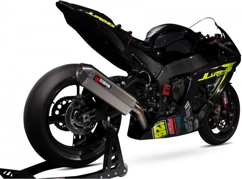 Scorpion / スコーピオンエキゾースト Serket Superstock Style De-cat チタンサイレンサー + リンクパイプ (removes fac | SSTCK1002