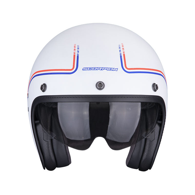 Scorpion / スコーピオン Scorpion / スコーピオン Belfast Evo Soul Helmet White Blue Re | 78-376-249