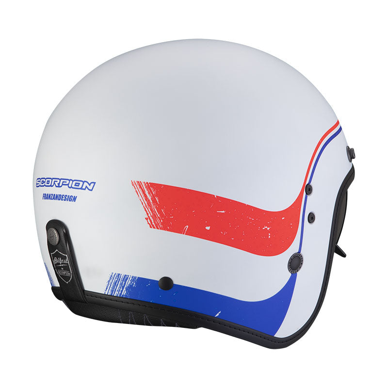Scorpion / スコーピオン Scorpion / スコーピオン Belfast Evo Soul Helmet White Blue Re | 78-376-249
