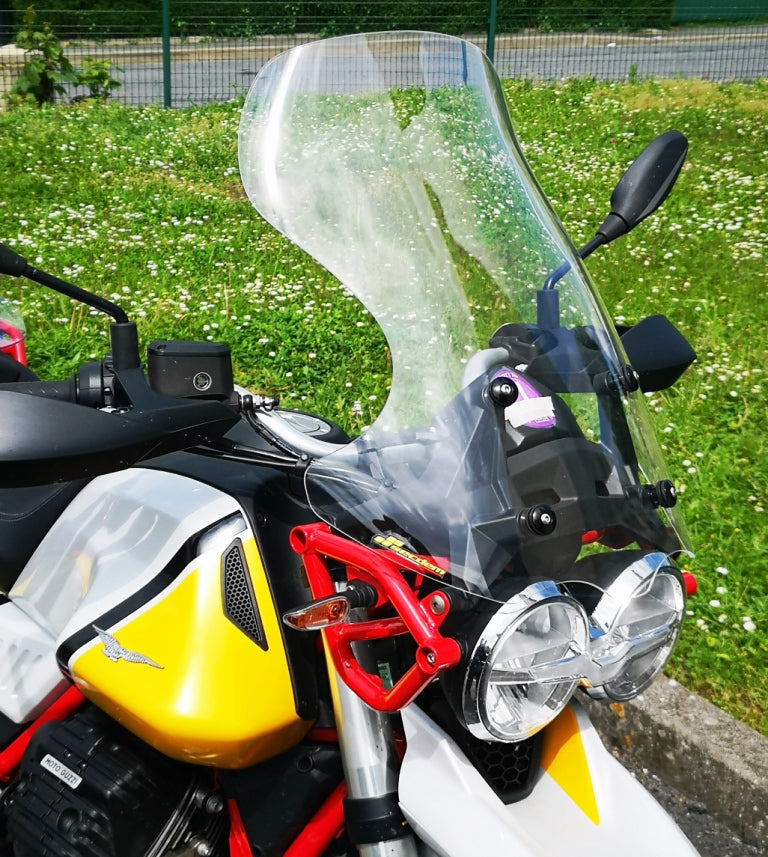 Secdem / セクデムウィン High Protection Screen MOTO GUZZI V85 TT Thickness 4 mm Height 57 cm | BG012HPFG