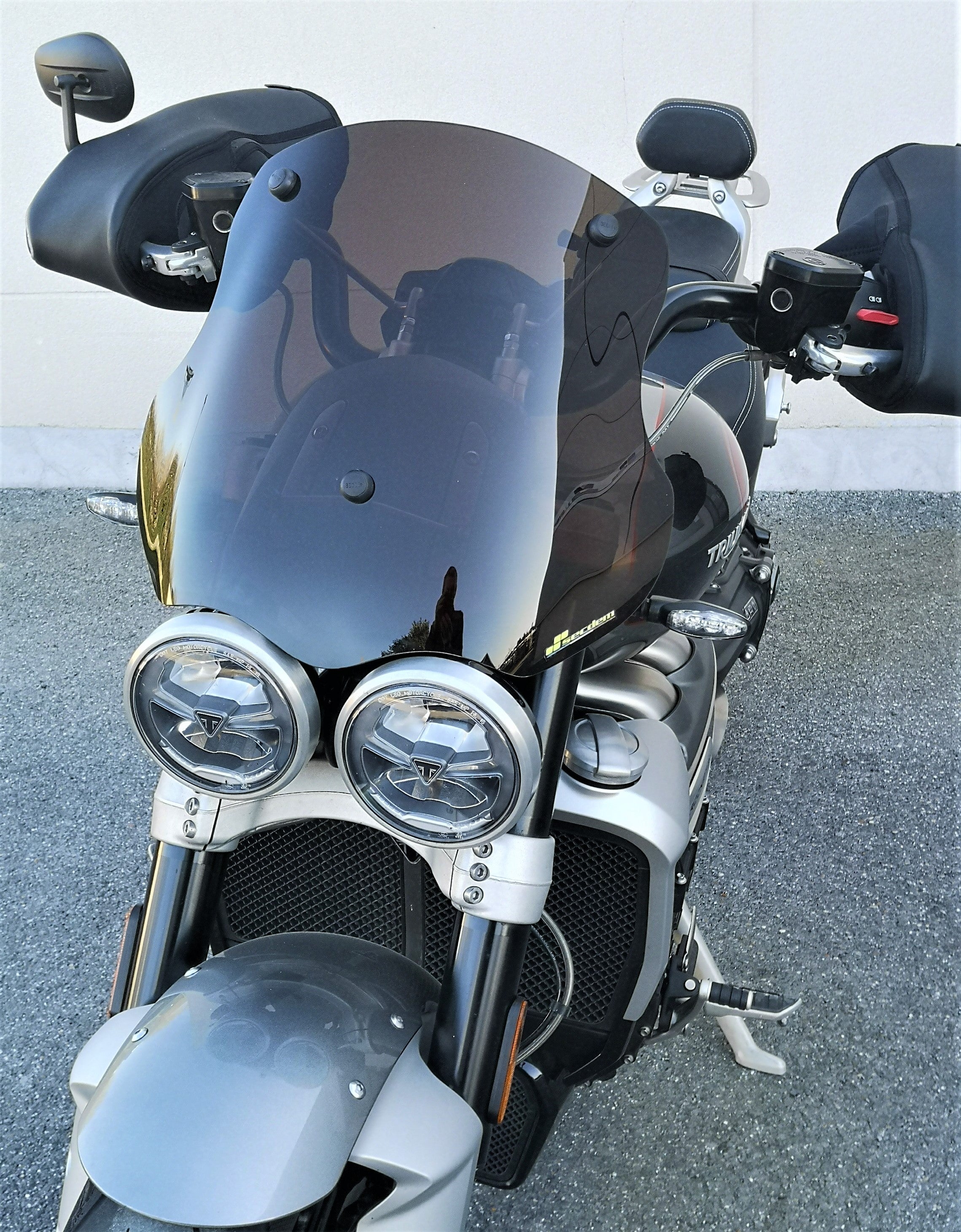 Secdem / セクデムウィン Windshield TRIUMPH ROCKET 3 GT R Thickness 4 mm Height 42 cm | BT036SPFG