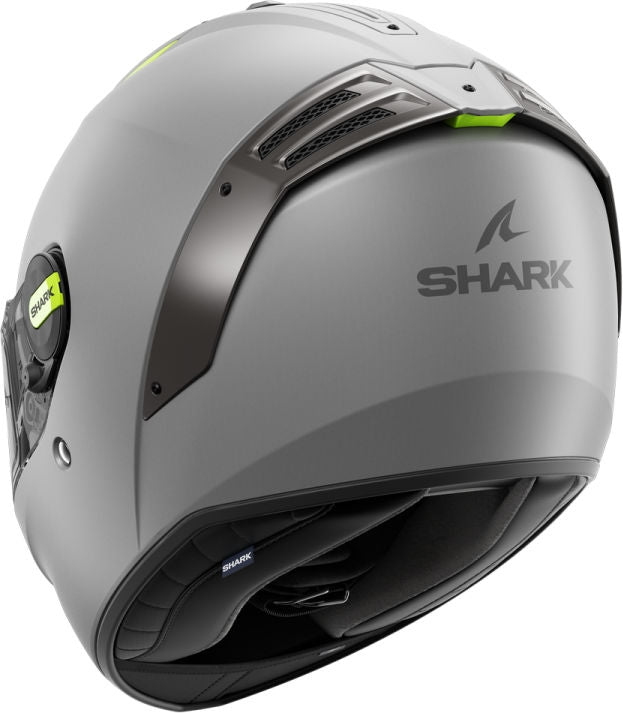 Shark / シャーク フルフェイスヘルメット SPARTAN RS BLANK Mat SP シルバー イエロー シルバー/SYS | HE8105SYS