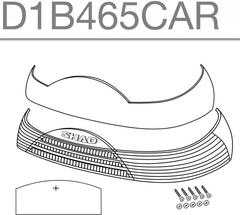 シャッド SH46交換レッドリフレクター|D1B465CAR