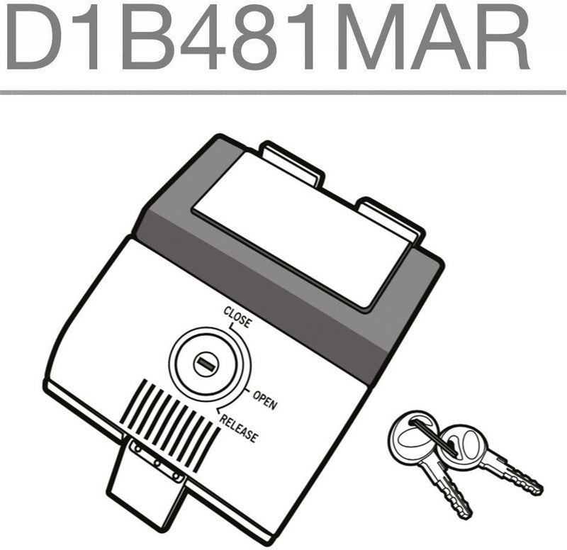シャッド SH48交換ロックメカニズム(ダークグレー)|D1B481MAR