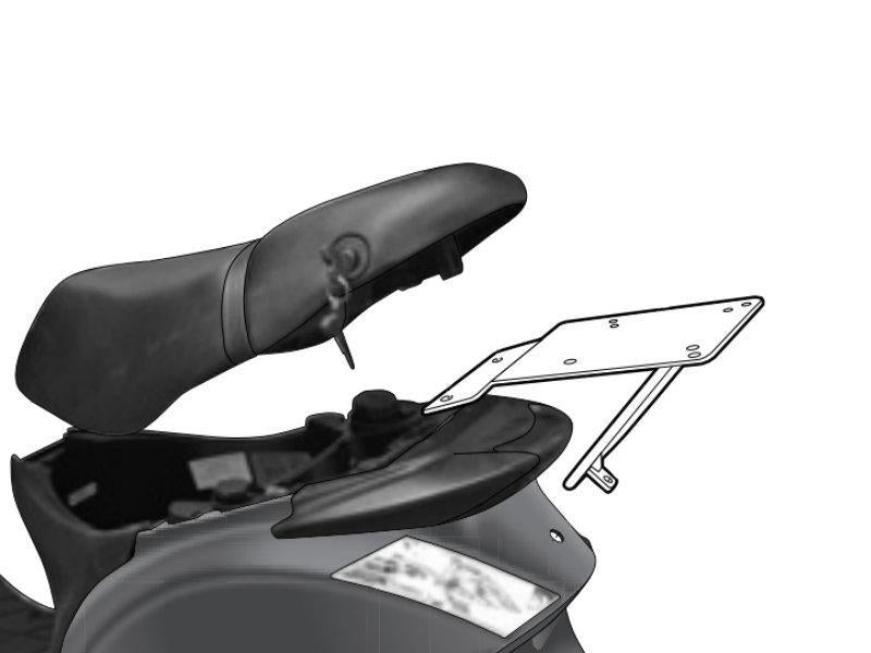 Shad / シャッド トップマスターフィッティング PIAGGIO ZIP 50 2 TEMPI '09 | V0ZP59ST