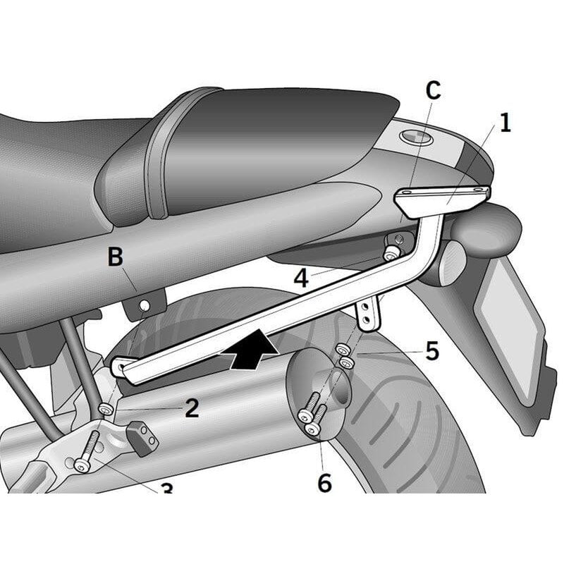 Shad / シャッド トップマスターフィッティングセット - BMW | W0RR82ST