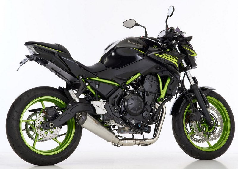 SHARK / シャークマフラー DSX-7 complete exhaust system (2-1) Silver Elliptical/Conical | 843009