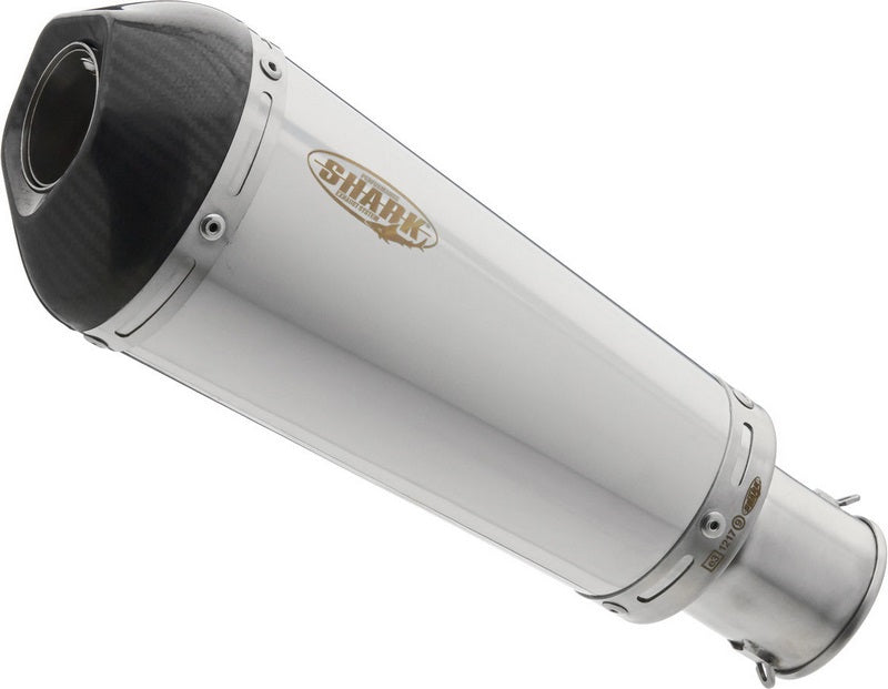 SHARK / シャークマフラー DSX-7 complete exhaust system (4-1) super short Silver Elliptical/Conical | 843017