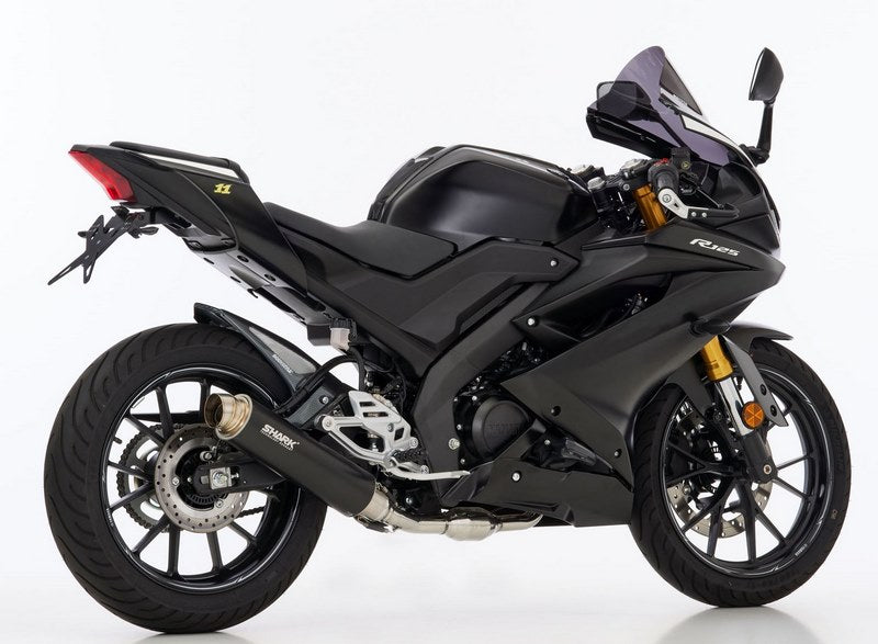 SHARK / シャークマフラー SRC 4 complete exhaust system (1-1) Black Round | 845142