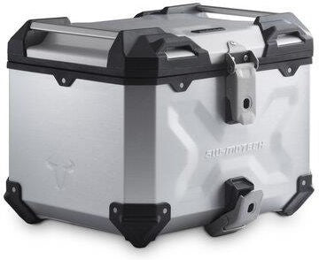 SW-MOTECH / SWモテック トラックスアドベンチャー (TRAX ADVENTURE) アリュボックス トップケース 38 L シルバー | ALK.00.733.15000/S