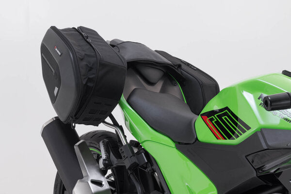SW MOTECH / SWモテック PRO BLAZE H サドルバッグセット ブラック Kawasaki Ninja 500 SE Z500 (23-). | BC.HTA.08.740.36900