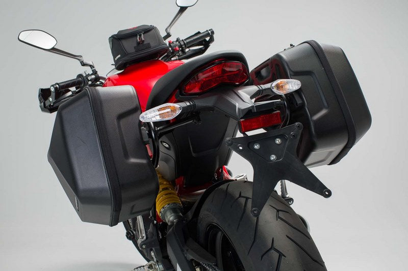 SW-MOTECH / SWモテック URBAN ABS サイドケースシステム 2x 16 l. Ducati Monster 797 (16-) | BC.HTA.22.886.30000/B