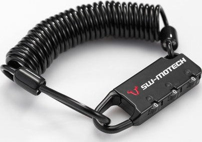 SW-MOTECH / SWモテック ケーブル ラゲッジ用ロック -ブラック- コンビネーションロック 180 cm. | BC.LOC.00.002.10100/B