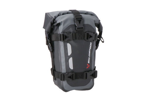 SW-MOTECH / SWモテック Drybag 80 tail bag. 8 l. Grey/black. Waterproof. | BC.WPB.00.010.20000