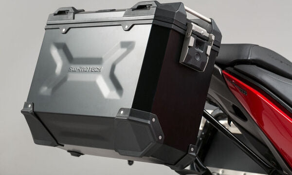 SW Motech EVO side carriers. B-stock.. Black. Ducati Multistrada 1200 / S (15-). | B.KFT.22.584.20000/B