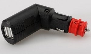 SW-MOTECH / SWモテック ダブル USB パワーポート ユニバーサル plug Pivoting body 2 x 2 100 mA 12 V | EMA.00.107.12200