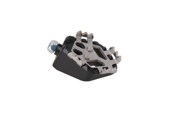 SW-MOTECH / SWモテック ADVENTURE step for brake pedal. Black/Silver. | FBL.00.127.11000