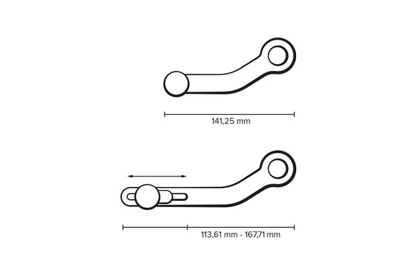 SW-MOTECH / SWモテック Gear lever. BMW F 650 GS F 700 GS F 800 GS / Adventure. | FSC.07.558.10001