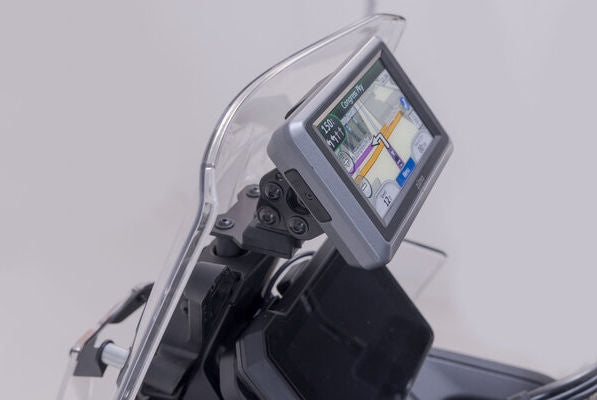SW Motech GPS mount for cockpit. Black. KTM 890 Adv (22-). | GPS.04.918.10000/B