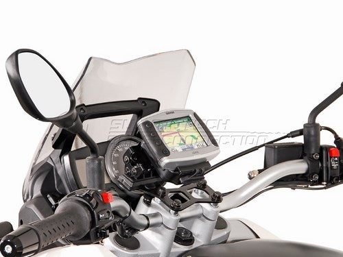SWモテック / SW-MOTECH QUICK-LOCK(クイックロック) GPS-マウント ショックアブソーベント ブラック