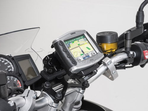 SW-MOTECH / SWモテック QUICK-LOCK(クイックロック) GPS-マウント ショックアブソーベント ブラック | GPS.07.646.10300/B