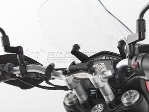 SW-MOTECH / SWモテック QUICK-LOCK(クイックロック) GPS-マウント ショックアブソーベント ブラック | GPS.07.646.10600/B
