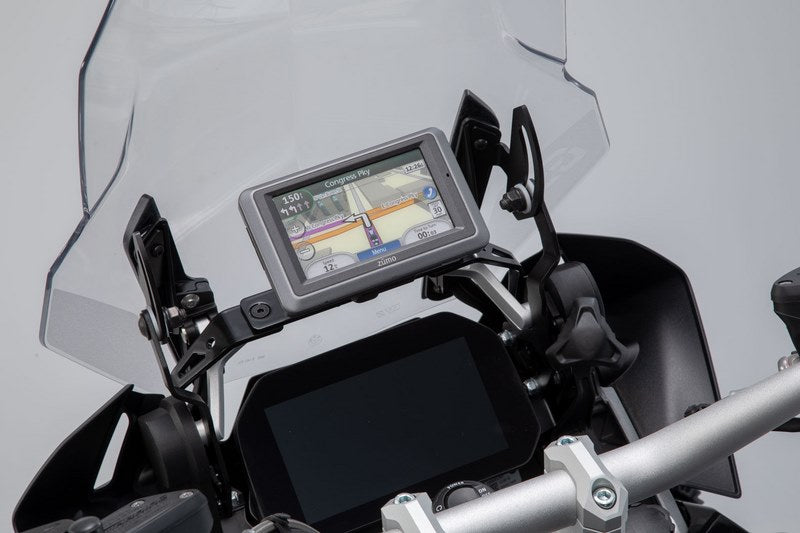 SW-MOTECH / SWモテック QUICK-LOCK(クイックロック) GPS マウント -ブラック- | GPS.07.646.11000/B