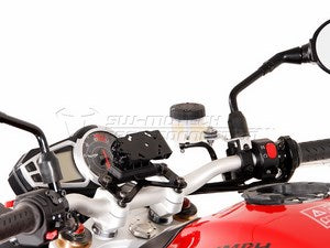 SW-MOTECH / SWモテック QUICK-LOCK(クイックロック) GPS マウント ブラック | GPS.11.646.10301/B