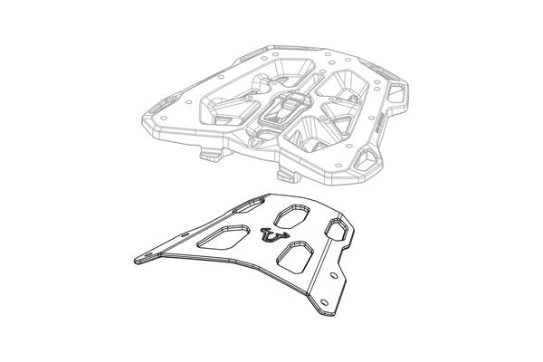 SW MOTECH / SWモテック STREET-RACK(ストリートラック) ブラック Honda CB500 Hornet (23-) CBR500R (23-). | GPT.01.596.16000/B
