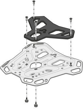SW Motech URBAN ABS top case system. Black. Suzuki V-Strom 800DE (22-). | GPT.05.845.60000/B