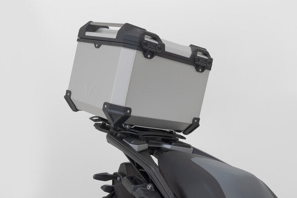 SW MOTECH / SWモテック TRAX ADV トップケースシステム シルバー BMW R 1300 GS (23-). BMW トップケースホルダー | GPT.07.975.70100/S