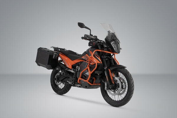 SW Motech TRAX ADV aluminium case system. Black. 45/37 l. 790 Adv/R 890 Adv/R 890 SM T. | KFT.04.521.70001/B