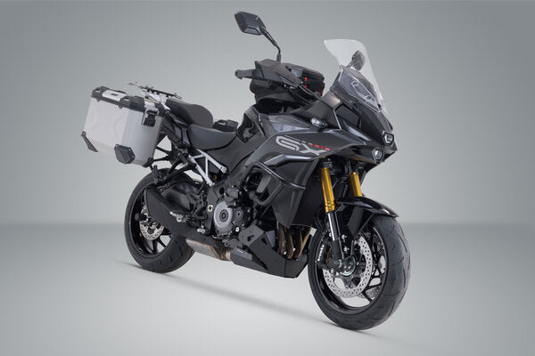 SW MOTECH / SWモテック TRAX ADV アルミケースシステム シルバー 37/37 l. Suzuki GSX-S1000GX (23-). | KFT.05.601.70000/S