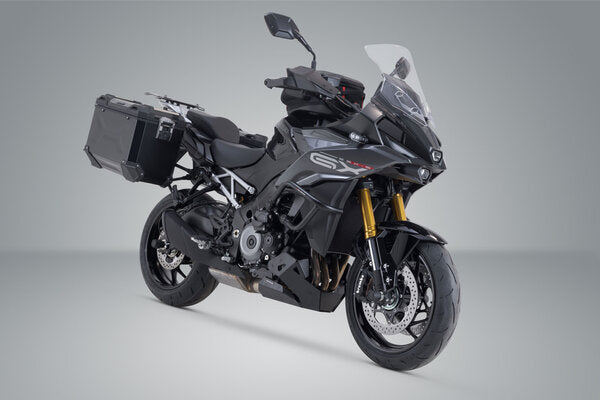 SW MOTECH / SWモテック TRAX ADV アルミケースシステム ブラック 45/45 l. Suzuki GSX-S1000GX (23-). | KFT.05.601.70100/B