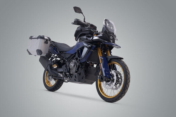 SW Motech TRAX ADV aluminium case system. Silver. 45/37L. Suzuki V-Strom 800DE (22-). | KFT.05.845.70000/S