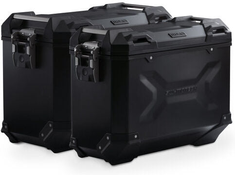 SW Motech TRAX ADV aluminium case system. Black. 45/37 l. Suzuki V-Strom 1050 DE (22-). | KFT.05.965.70000/B