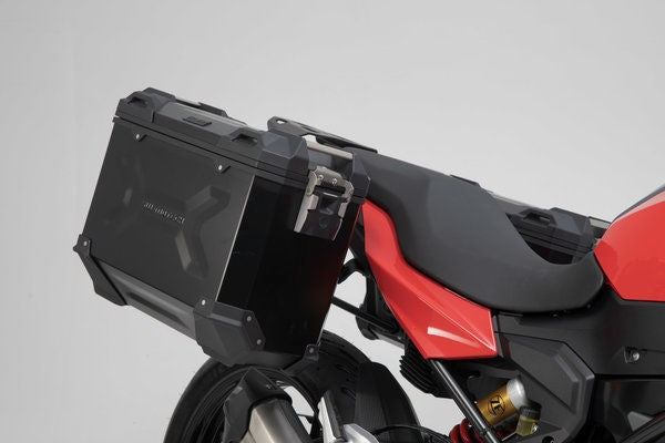SW-MOTECH / SWモテック TRAX ADV アルミケース システム ブラック 45/45 l. BMW F 900 R / XR (19-) | KFT.07.949.70100/B