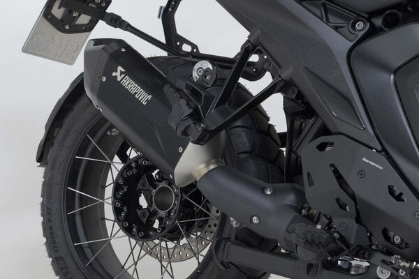 SW MOTECH / SWモテック TRAX ADV アルミケースシステム + アクラポビッチサイレンサー ブラック 45/45 l. BMW R 1300 GS (23-). | KFT.07.975.72001/B