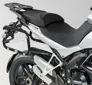 SWモテック / SW-MOTECH TRAX(トラックス) ADV パニアシステム シルバー 45/45 L Multistrada 1200 / S (10-)
