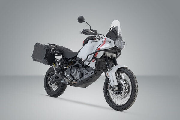 SW Motech TRAX ADV aluminium case system. Black. 45/37 l. Ducati DesertX (22-). | KFT.22.995.70000/B