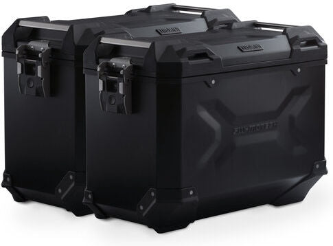 SW Motech TRAX ADV aluminium case system. Black. 45/37 l. Ducati DesertX (22-). | KFT.22.995.70000/B
