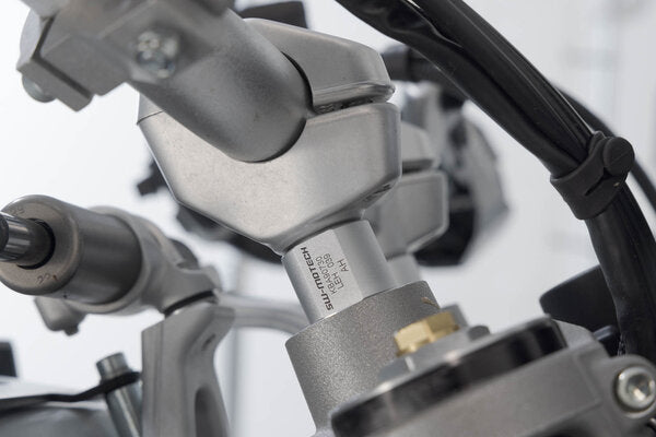 SW-MOTECH / SWモテック Bar riser. Silver. Ducati DesertX (22-). | LEH.22.039.10100/S