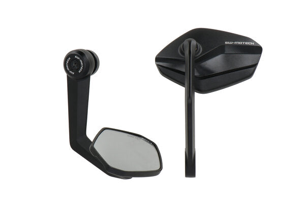 SW MOTECH / SWモテック バーエンドミラー Kawasaki Z650 (16-) Z7 Hybrid (23-). | MIR.08.866.10000