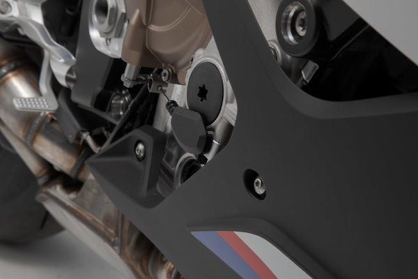 SW-MOTECH / SWモテック エンジンカバープロテクション ブラック / グレー BMW S1000RR (19-) | MSS.07.540.10100