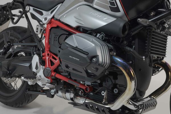 SW MOTECH / SWモテック シリンダーガード ブラック BMW R nineT/ Pure/ Scra. R12/ R12 nineT. | MSS.07.653.10002/B