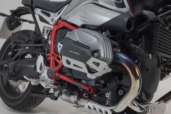 SW MOTECH / SWモテック シリンダーガード シルバー BMW R nineT/ Pure/ Scra. R12/ R12 nineT. | MSS.07.653.10002/S