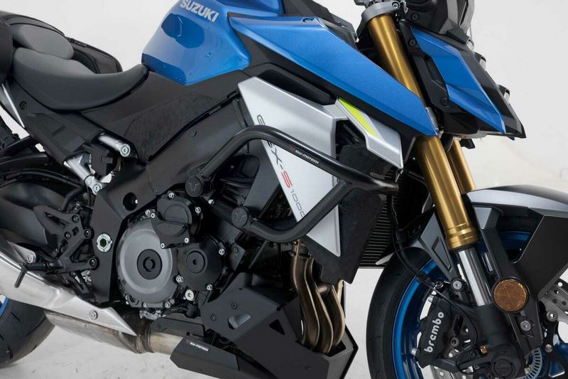 SW-MOTECH / SWモテック Crash bar. Black. Suzuki GSX-S 1000 (21-) | SBL.05.587.10000/B