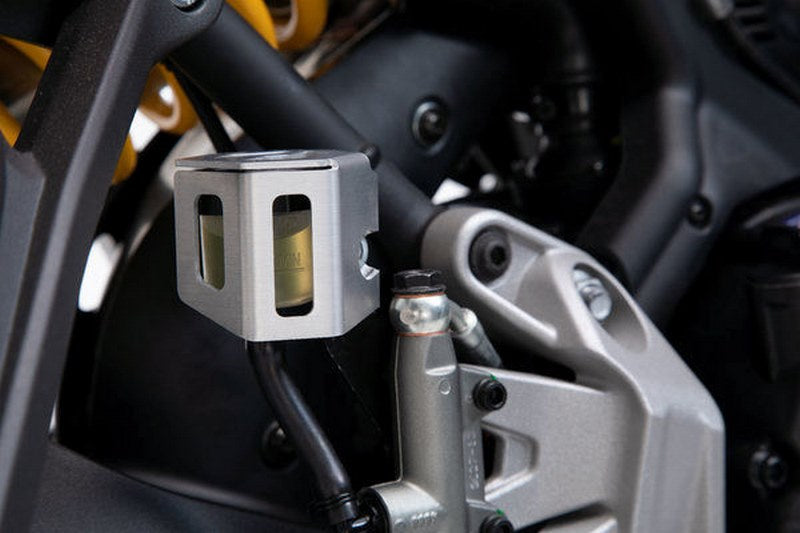 SW-MOTECH Brake reservoir guard Silver. BMW GS/GT Ducati KTM 790 models. | SCT.07.174.10102/S