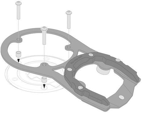 SW-MOTECH / SWモテック PRO タンクリング ブラック Yamaha Niken (18) | TRT.00.787.31300/B